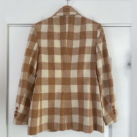 Gorgeous Vintage Norben of California Wool Buffalo Check Blazer - S - Picture 5 of 6